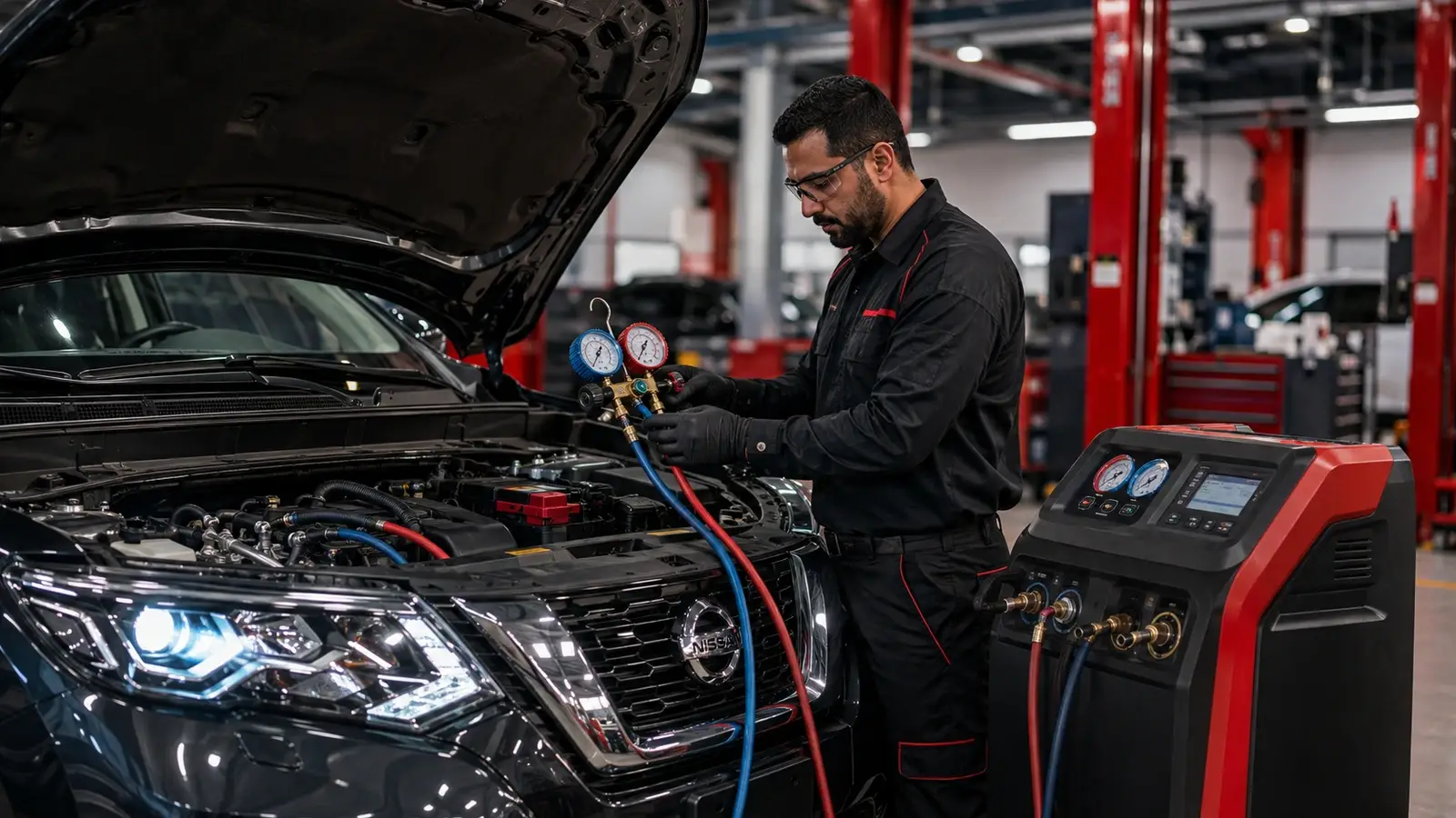 10 nissan ac repair